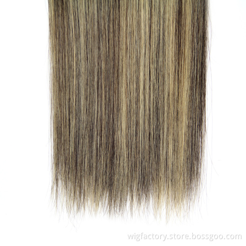 Wholesale cheap 613 blonde omber straight hair bundles, omber double drawn human hair bundles, piano blonde double drawn hair